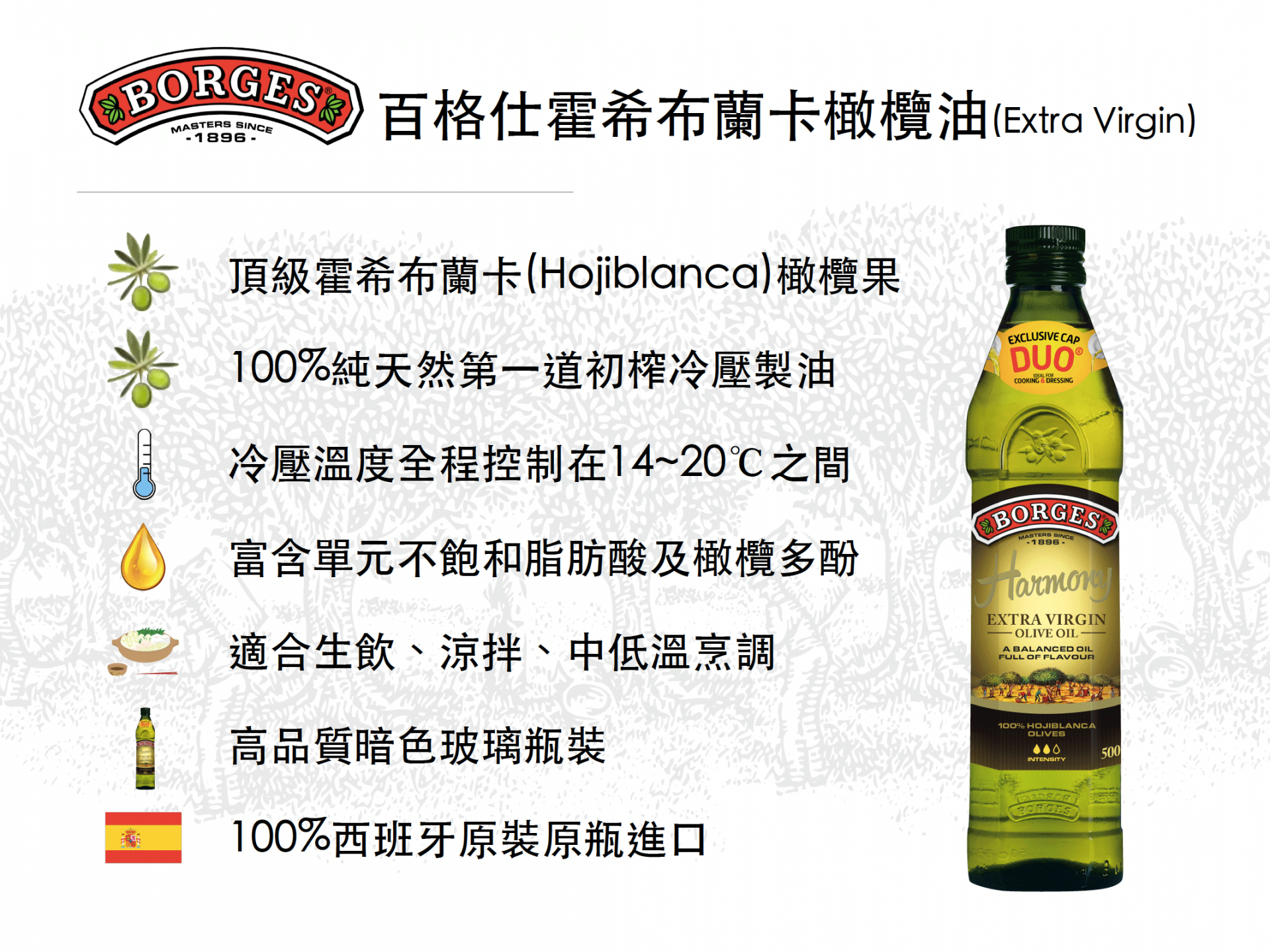 百格仕霍希布蘭卡(Hojiblanca)橄欖油