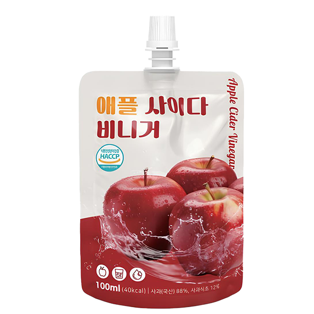 韓國千年味人蘋果醋飲100ml - 新鮮蘋果汁+蘋果釀造醋,不需稀釋,即開即飲!